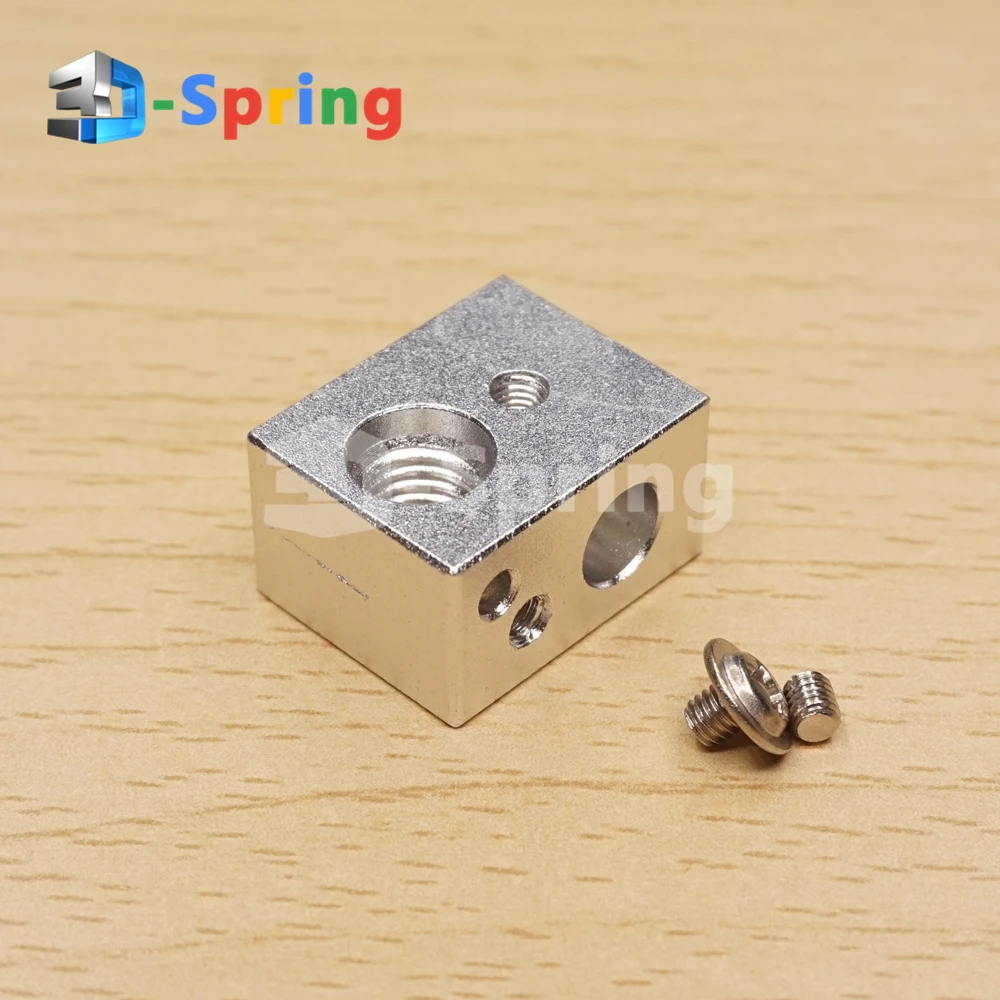 MK10 Heat Block M7 Thread for Makerbot 2 Generation Extruder Hotend Aluminum 20*16*11.5mm for 3D Printer
MK10 Heat Block M7 Thread for Makerbot 2 Generation Extruder Hotend Aluminum 20*16*11.5mm for 3D Printer