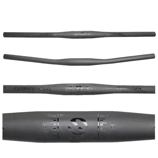2016 NEW 31.8mm TOSEEK Ultralight 7075 alloy T800 Carbon Fiber Bicycle MTB flat Handlebar 620mm 660mm 700mm | Спорт и развлечения
