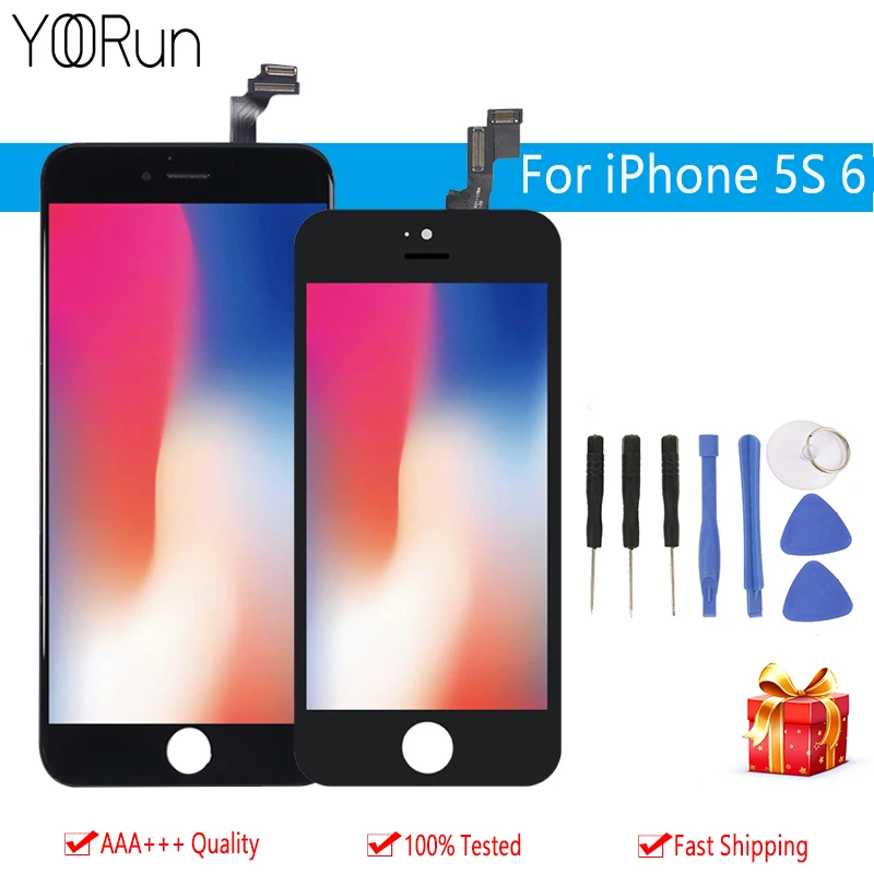 White&Black AAA Quality For iPhone 6 6 Plus LCD Display Touch Screen Digitizer Assembly Frame use cold glue technology For iP 5s
White&Black AAA Quality For iPhone 6 6 Plus LCD Display Touch Screen Digitizer Assembly Frame use cold glue technology For iP 5s