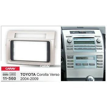 CARAV 11-560 Top Quality Radio Fascia for TOYOTA Corolla Verso 2004-2009 Stereo Fascia Dash CD Trim Installation Kit
CARAV 11-560 Top Quality Radio Fascia for TOYOTA Corolla Verso 2004-2009 Stereo Fascia Dash CD Trim Installation Kit