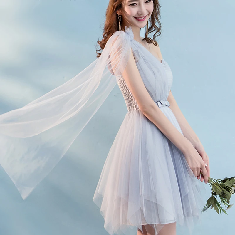 Dress Female Sister Group Small Gray Korean Version Slim Dress Autumn New Graduation Season Romantic Elegant Summer Event Party
Dress Female Sister Group Small Gray Korean Version Slim Dress Autumn New Graduation Season Romantic Elegant Summer Event Party