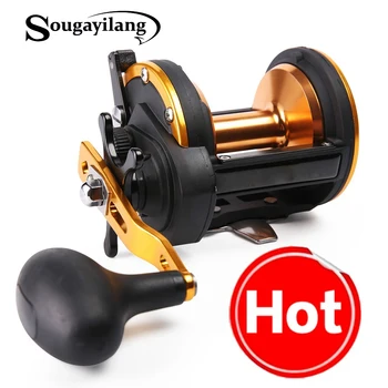 Sougayilang Trolling Reel 3 BB 6.0 :1 High Speed Gears Smoothest Drag - Popular Method Used for Boat Saltwater In-shore Fishing
Sougayilang Trolling Reel 3 BB 6.0 :1 High Speed Gears Smoothest Drag - Popular Method Used for Boat Saltwater In-shore Fishing