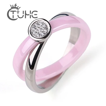 2018 Fashion 2 Layer Cross X Finger Rings for Women With Crystal Stainless Steel Pink Women Rings Jewelry Gift anillos mujer
2018 Fashion 2 Layer Cross X Finger Rings for Women With Crystal Stainless Steel Pink Women Rings Jewelry Gift anillos mujer
