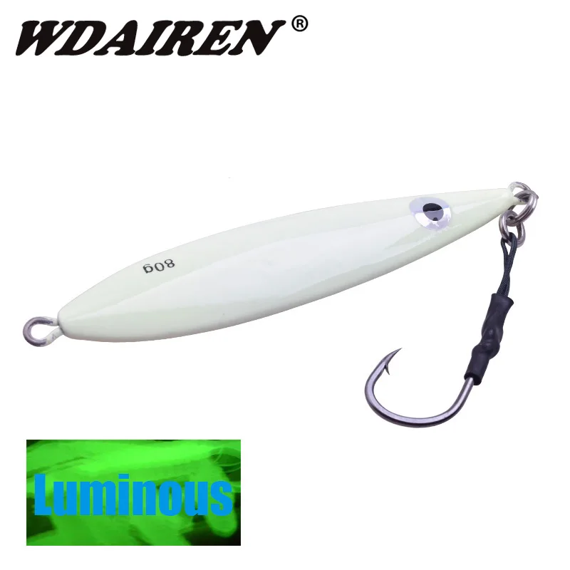 WDAIREN Spoon Lure 110mm 85g Metal Fishing Bait 4 Colors Spoon Bass Baits Sea Fishing Hook Fishing Tackle Spoon Baits WD-170
WDAIREN Spoon Lure 110mm 85g Metal Fishing Bait 4 Colors Spoon Bass Baits Sea Fishing Hook Fishing Tackle Spoon Baits WD-170