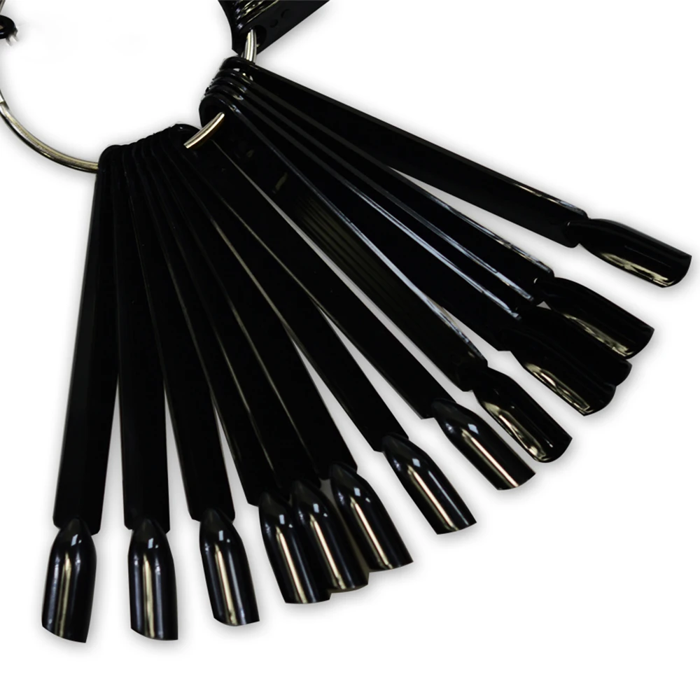 NEW 50tips Fan shaped False Polish Gel Salon Tips Set Black Color Nail Sticker Display Chart Practice False Nail BEND293
NEW 50tips Fan shaped False Polish Gel Salon Tips Set Black Color Nail Sticker Display Chart Practice False Nail BEND293