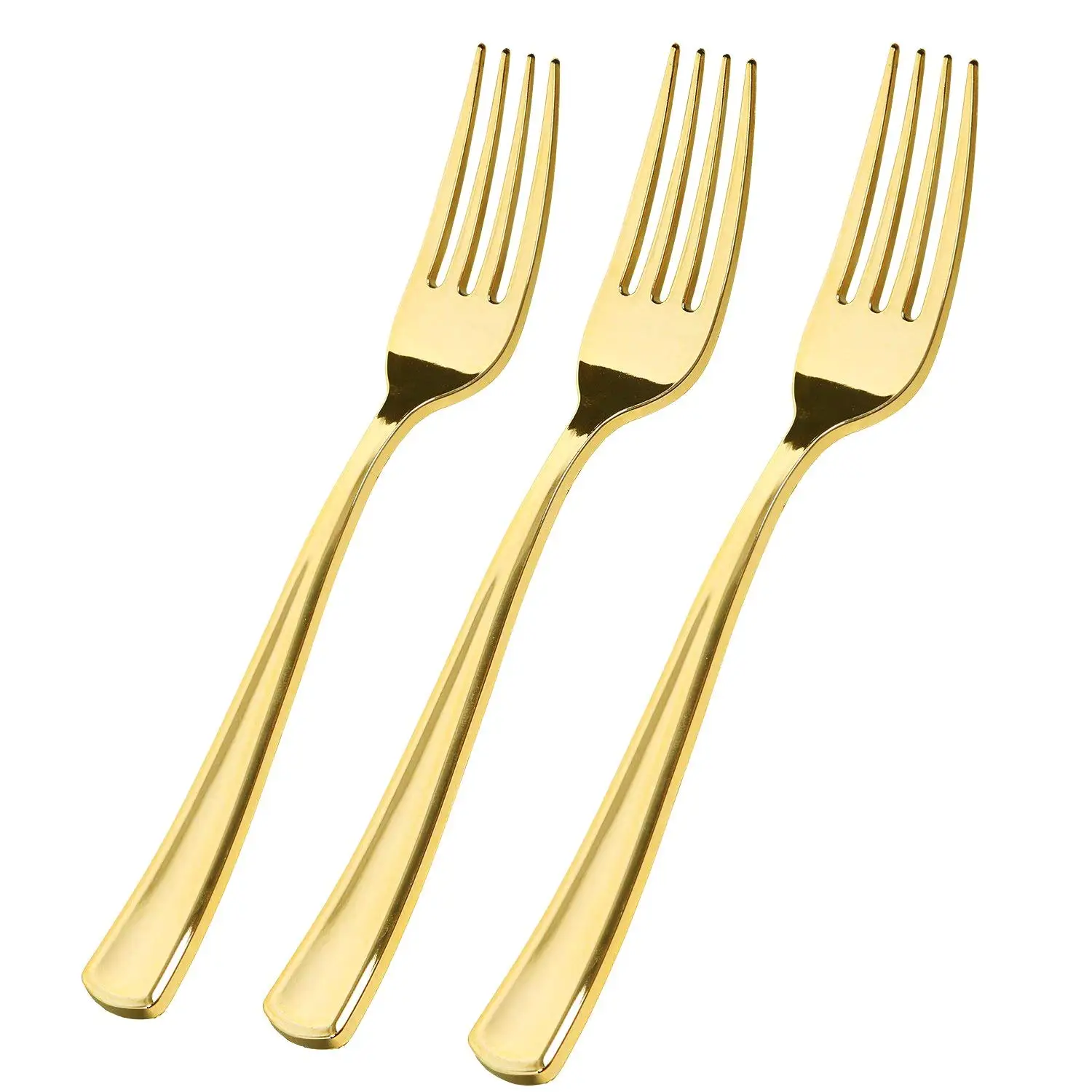 Gold Plastic Forks 7.4inch - Disposable Plastic Gold Silverware Cutlery-Perfect for Parties, Weddings and Catering Events
Gold Plastic Forks 7.4inch - Disposable Plastic Gold Silverware Cutlery-Perfect for Parties, Weddings and Catering Events