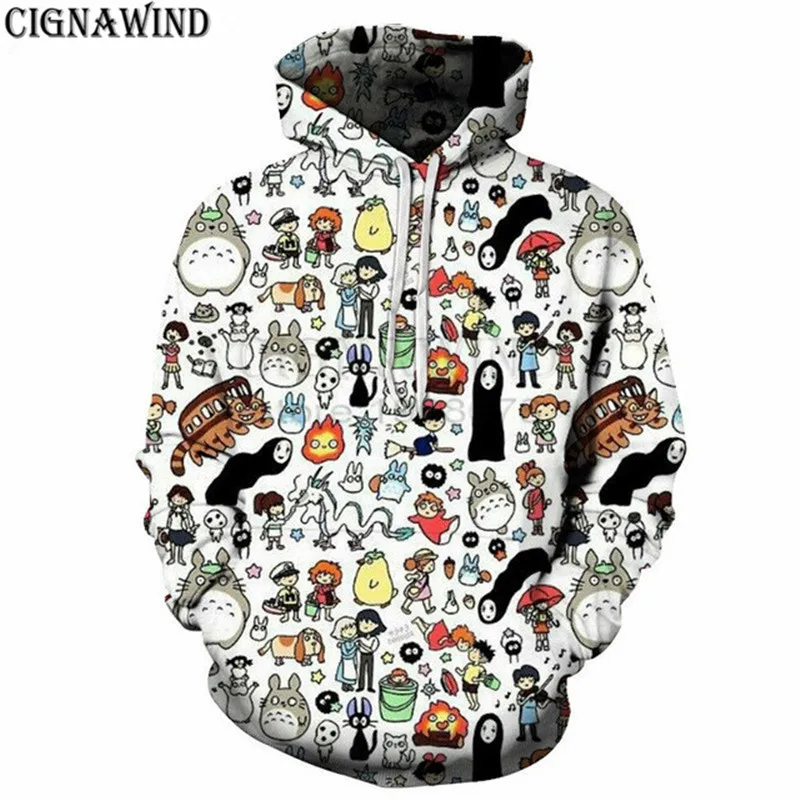 Funny Classic Anime Totoro hoodie men/women 3D printed hoodies Sweatshirts Long sleeves Harajuku style streetwear unisex tops
Funny Classic Anime Totoro hoodie men/women 3D printed hoodies Sweatshirts Long sleeves Harajuku style streetwear unisex tops