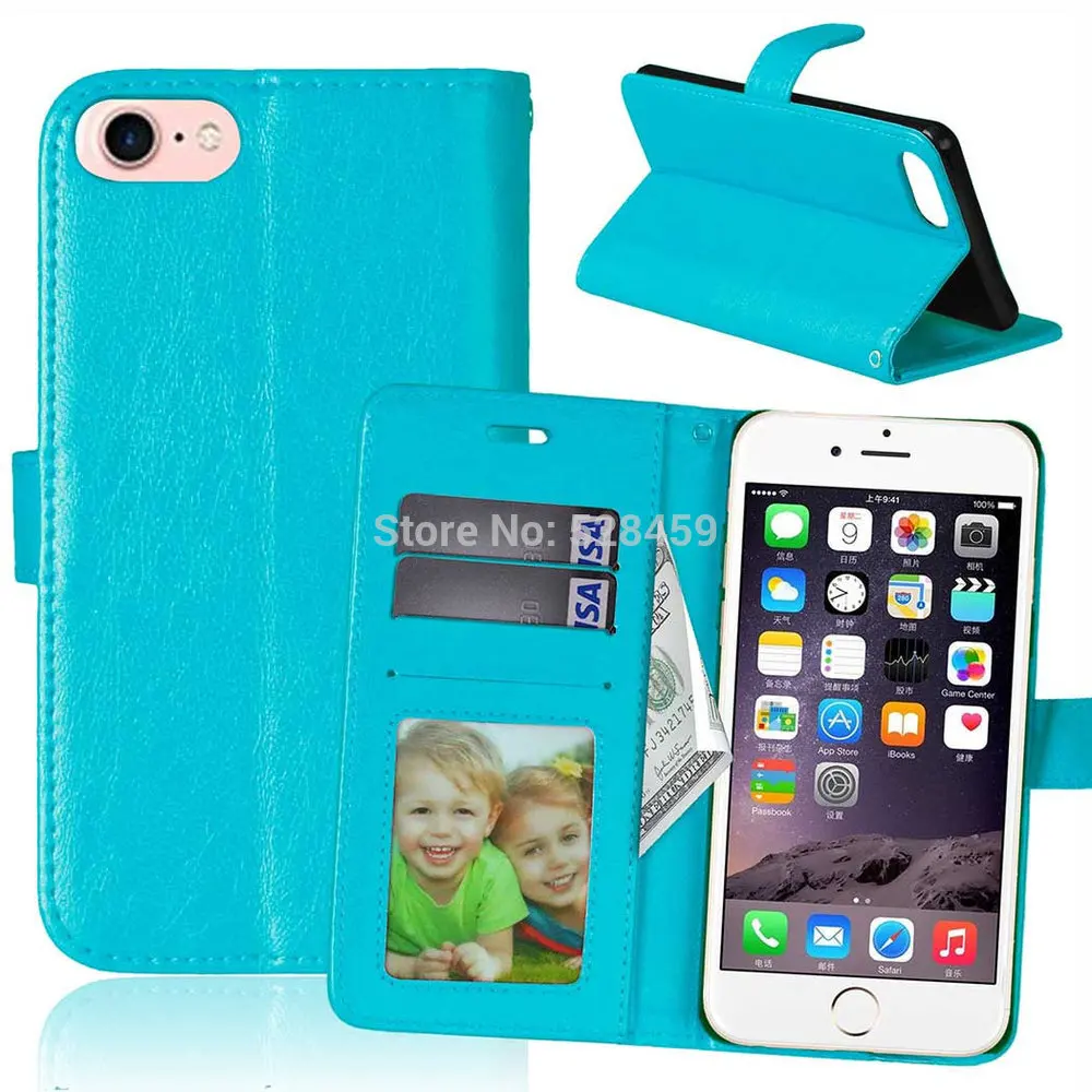 50pcs/lot Arrivels Wallet Leather PU Stand+TPU Cover Case with Photo frame For iphone 5G/6G 6S/ 6G Plus / For iPhone 7
50pcs/lot Arrivels Wallet Leather PU Stand+TPU Cover Case with Photo frame For iphone 5G/6G 6S/ 6G Plus / For iPhone 7