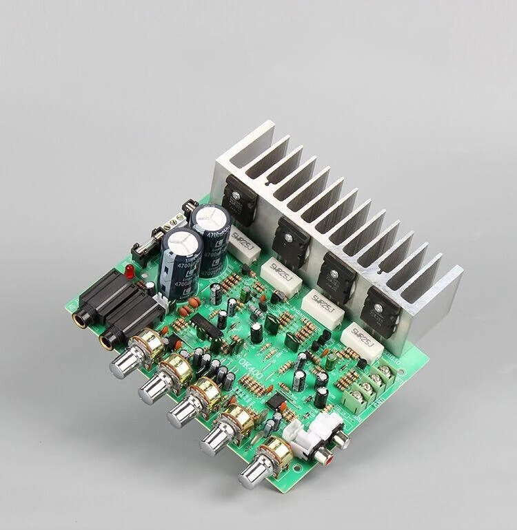 250W*2 Audio Amplifier board HIFI stereo amplification digital reverb power amplifier Tone Control
250W*2 Audio Amplifier board HIFI stereo amplification digital reverb power amplifier Tone Control
