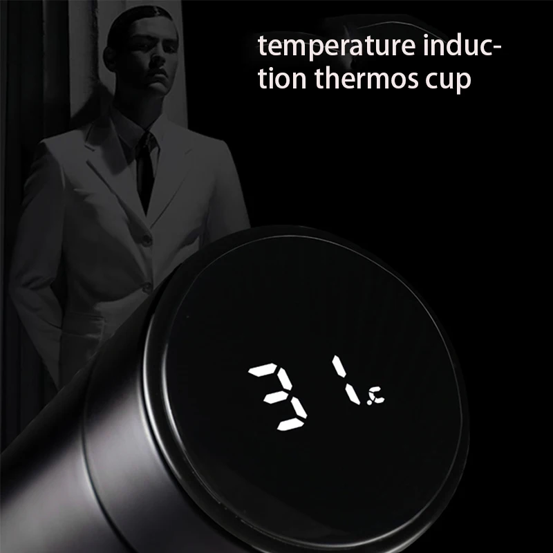 High grade LED Digital Smart Temperature Vacuum Mug Thermos Stainless Steel 500ML Water Bottle Portable Travel Cup Supplies
High grade LED Digital Smart Temperature Vacuum Mug Thermos Stainless Steel 500ML Water Bottle Portable Travel Cup Supplies
