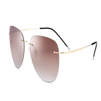 Rimless Fashion New Alloy Ultralight Brand Design Polarized Sunglasses Eyewear Frame UV400 Protection Goggle Driving Sunglasses
Rimless Fashion New Alloy Ultralight Brand Design Polarized Sunglasses Eyewear Frame UV400 Protection Goggle Driving Sunglasses