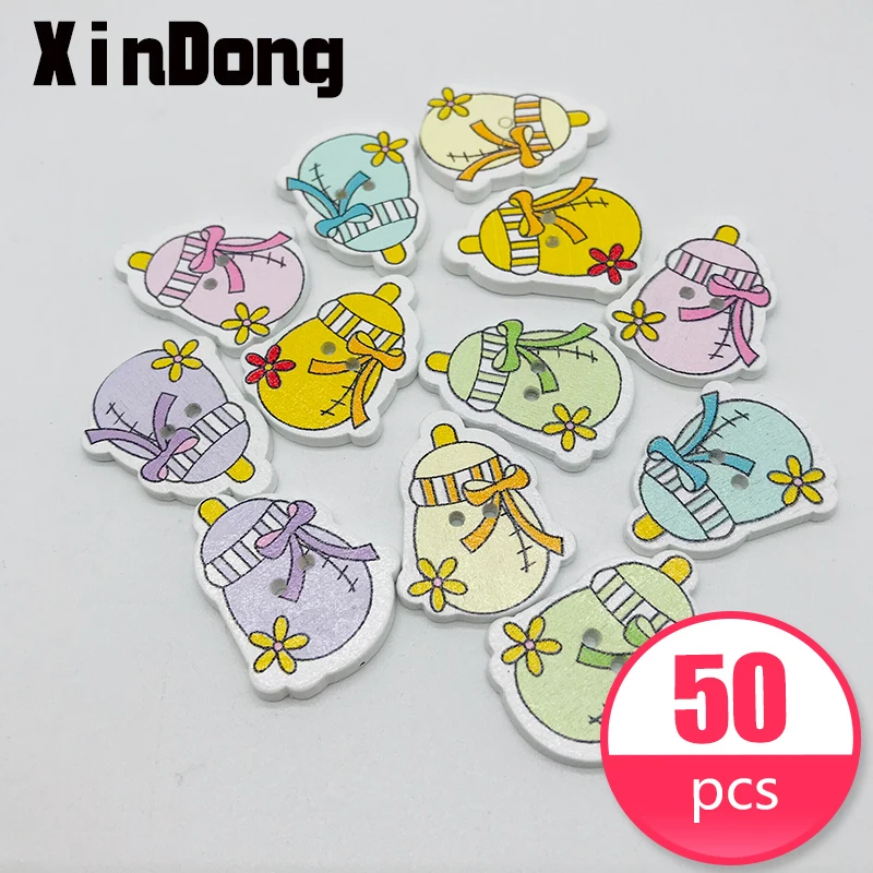 XINDONG 50PCS Wooden button baby cute color printing bottle kettle creative diy button clothing accessories wooden material bag
XINDONG 50PCS Wooden button baby cute color printing bottle kettle creative diy button clothing accessories wooden material bag