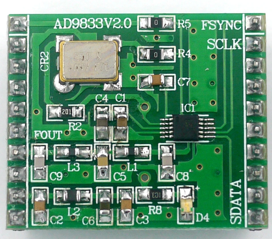 DDS Signal Source AD9833 Module Signal Generator Triangle Wave Square Wave Sine Wave Band Filter
DDS Signal Source AD9833 Module Signal Generator Triangle Wave Square Wave Sine Wave Band Filter