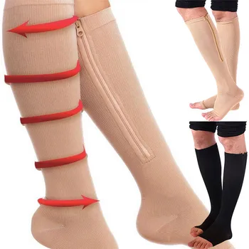 2PC Unisex Compression Stockings High Thigh Stretch Legs Support Open Toe knee Stockings Sports Socks Calcetines 40JUL15 
2PC Unisex Compression Stockings High Thigh Stretch Legs Support Open Toe knee Stockings Sports Socks Calcetines 40JUL15