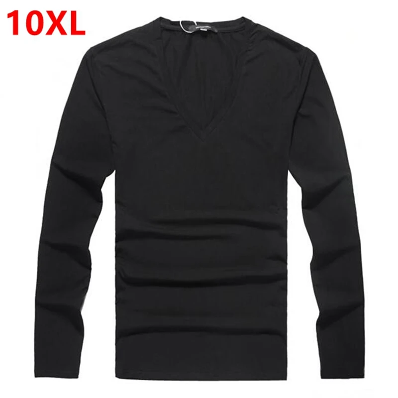 Male add fertilizer increased fat body fat super large code tide 8XL V pure cotton Lycra collar long sleeved T-shirt 9XL 10XL
Male add fertilizer increased fat body fat super large code tide 8XL V pure cotton Lycra collar long sleeved T-shirt 9XL 10XL