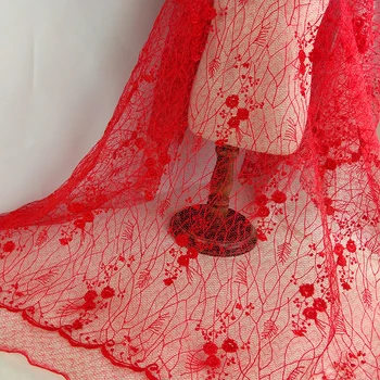 5Yards Polyester Light Mesh Lace Embroidered White Red Apricot Hollow Out Lace Fabric Sexy Evening Dress Clothing Material
5Yards Polyester Light Mesh Lace Embroidered White Red Apricot Hollow Out Lace Fabric Sexy Evening Dress Clothing Material