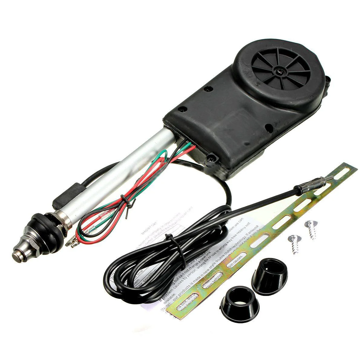 Car Electric Aerial Radio Automatic Booster Power Antenna Kit Black 
Car Electric Aerial Radio Automatic Booster Power Antenna Kit Black