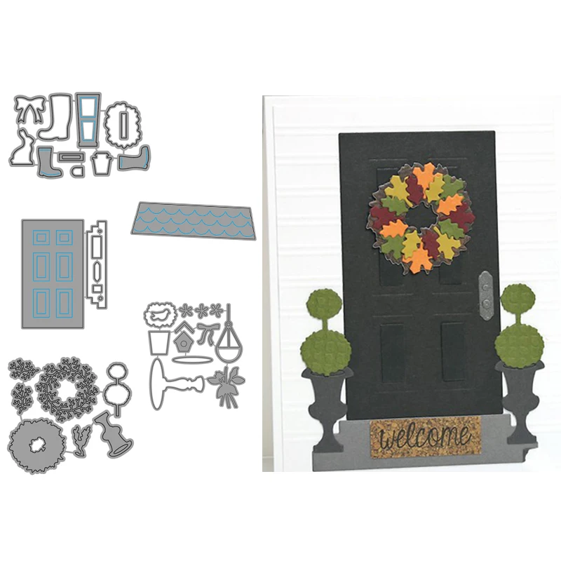 door to door Metal Cutting Dies and stamps DIY Scrapbooking Card Stencil Paper Cards Handmade Album Stamp Die Sheets
door to door Metal Cutting Dies and stamps DIY Scrapbooking Card Stencil Paper Cards Handmade Album Stamp Die Sheets