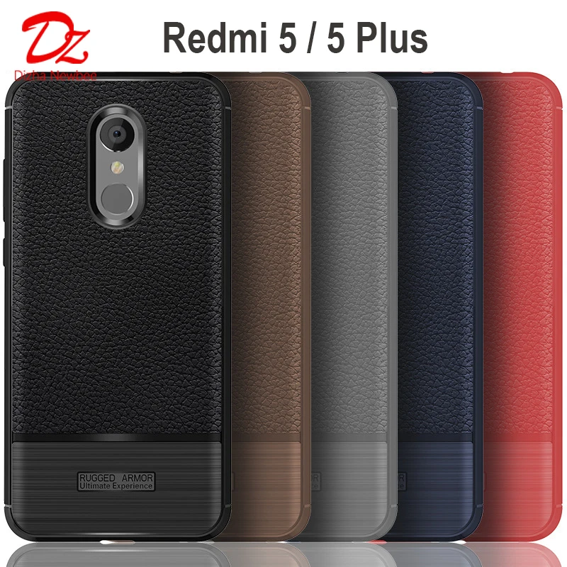Dizha New for xiaomi Redmi 5 Mobile phone case for Xiaomi Redmi 5 plus soft Silicone Case Brushed Litchi Patter cover cases
Dizha New for xiaomi Redmi 5 Mobile phone case for Xiaomi Redmi 5 plus soft Silicone Case Brushed Litchi Patter cover cases
