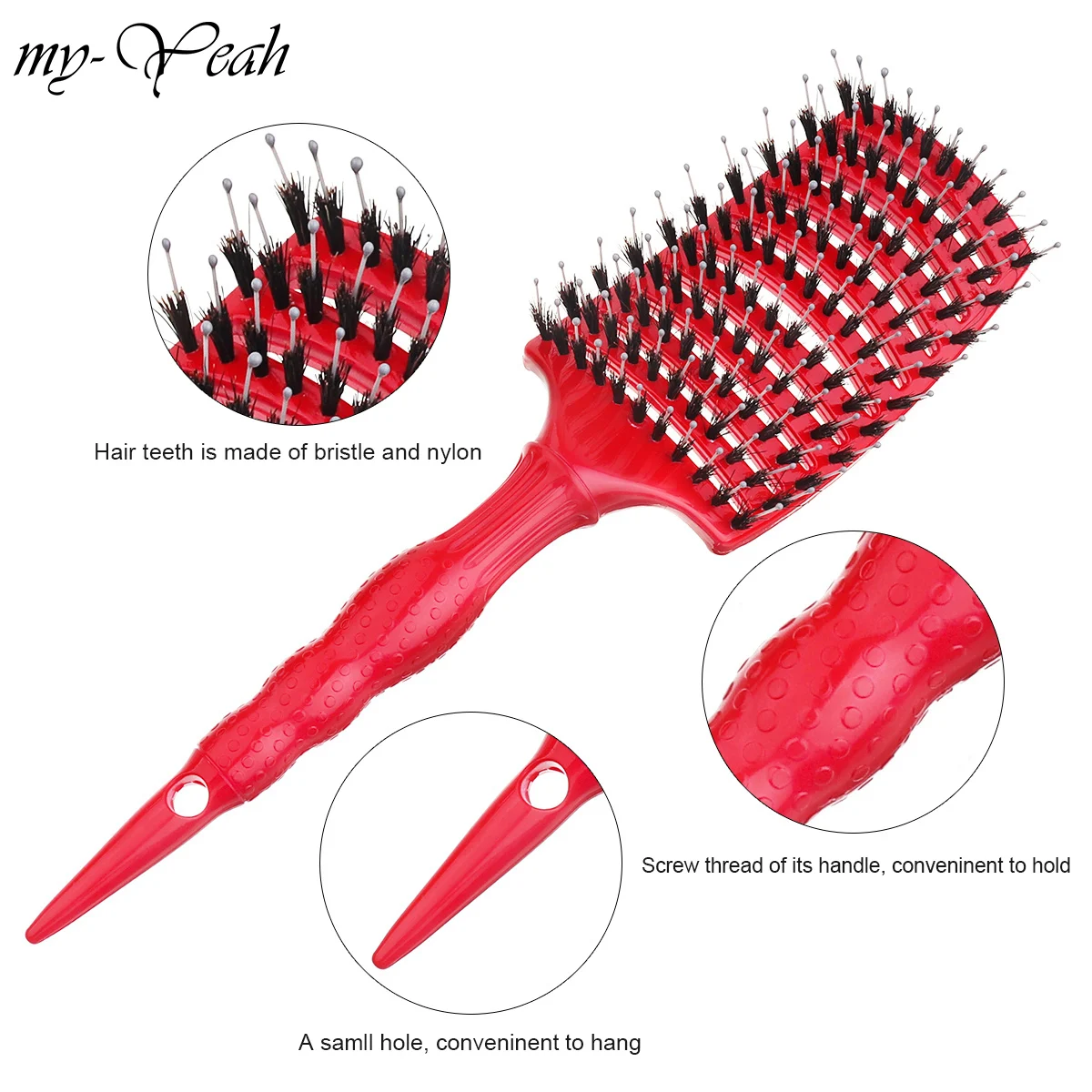 Professional Hair Scalp Massage Comb Anti-Static Soft Hair Brush Wet Curly Hairdressing Combs Detangle Hair Care Tool
Professional Hair Scalp Massage Comb Anti-Static Soft Hair Brush Wet Curly Hairdressing Combs Detangle Hair Care Tool