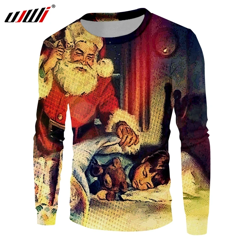 UJWI Winter Christmas Man Sweatshirt 3D Printed Santa Claus And Lovely Child Large Size Leisure Best Selling Men's Pullover
UJWI Winter Christmas Man Sweatshirt 3D Printed Santa Claus And Lovely Child Large Size Leisure Best Selling Men's Pullover
