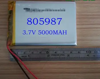 Free shipping 1pcs 3.7V 5000mAh 805987 polymer lithium battery li-ion rechargeable battery
Free shipping 1pcs 3.7V 5000mAh 805987 polymer lithium battery li-ion rechargeable battery