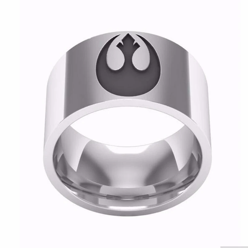 Stainless Steel Ring Fashion Movies Jewelry Summer Style STAR WARS Rings LOGO ENGRAVED RING For Men Size 2017
Stainless Steel Ring Fashion Movies Jewelry Summer Style STAR WARS Rings LOGO ENGRAVED RING For Men Size 2017
