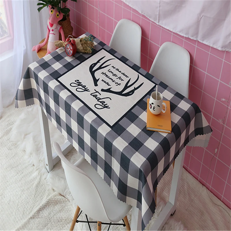 New Year's Tablecloth Antlers Style Rectangular Christmas Tablecloth Waterproof Nappe Rectangulaire
New Year's Tablecloth Antlers Style Rectangular Christmas Tablecloth Waterproof Nappe Rectangulaire