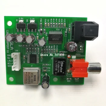 I2S/ IIS signal rotating coaxial optical fiber output board
I2S/ IIS signal rotating coaxial optical fiber output board