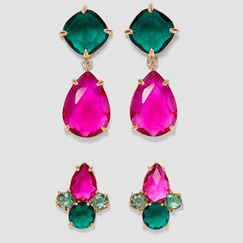 Lalynnlys 2019 New Fashion Green Red Rhinestone Crystal Drop Earrings For Women Party Wedding Earrings Vintage Jewelry E50971
Lalynnlys 2019 New Fashion Green Red Rhinestone Crystal Drop Earrings For Women Party Wedding Earrings Vintage Jewelry E50971