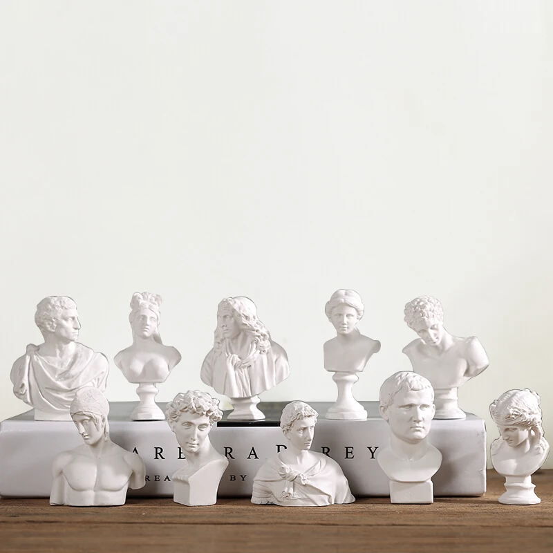 10PCS/SET Sketch Head Statue Gypsum Bust Mini Statue Gypsum Sketch Line Drawing Teaching Aids
10PCS/SET Sketch Head Statue Gypsum Bust Mini Statue Gypsum Sketch Line Drawing Teaching Aids