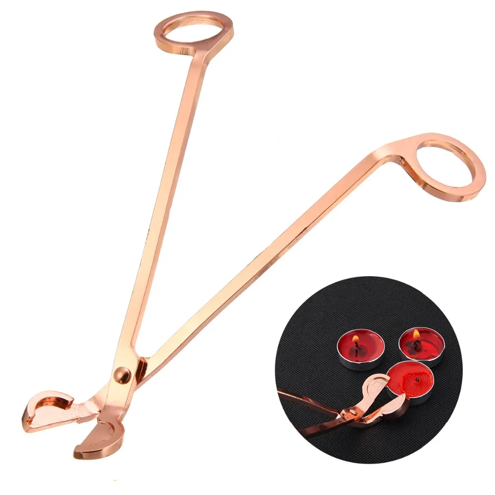 Stainless Steel Candle Wick Snuffers Trimmer Scissors Cutter Rose Gold 18 x 6cm Decorative Tool Mayitr
Stainless Steel Candle Wick Snuffers Trimmer Scissors Cutter Rose Gold 18 x 6cm Decorative Tool Mayitr