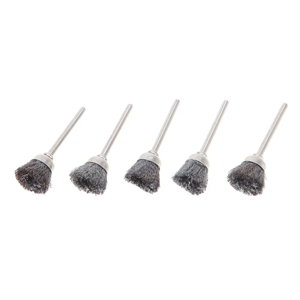 10pcs 5mm Stainless Steel Wire Wheels Brushes Bowl-Shape Wire Wheel Brush Head Abrasive Deburring Drilling Tool with Plastic Box
10pcs 5mm Stainless Steel Wire Wheels Brushes Bowl-Shape Wire Wheel Brush Head Abrasive Deburring Drilling Tool with Plastic Box