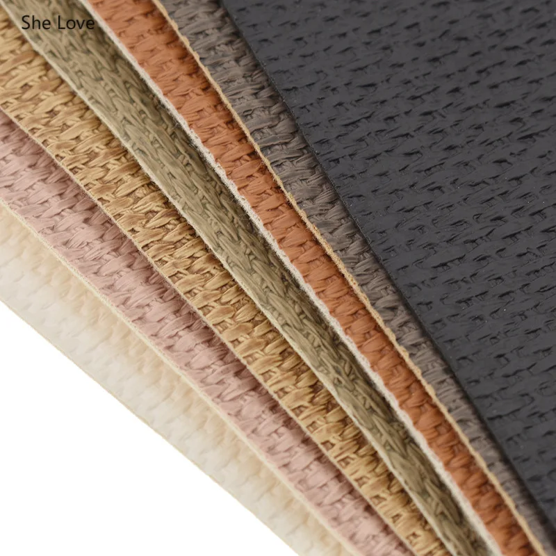 She Love A4 Synthetic Faux Leather Fabric Weaving Grain Embossed Sewing Fabric For Bows Bags Diy Home Decor Crafts
She Love A4 Synthetic Faux Leather Fabric Weaving Grain Embossed Sewing Fabric For Bows Bags Diy Home Decor Crafts