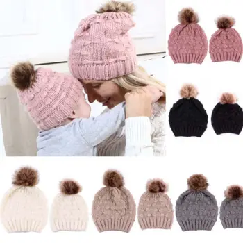 Pudcoco Family Matching Pompom Hat Women Mom Beanie Hat Cap Knitted Wool Hat Newborn Baby Knit Soild Winter Warm Hat
Pudcoco Family Matching Pompom Hat Women Mom Beanie Hat Cap Knitted Wool Hat Newborn Baby Knit Soild Winter Warm Hat