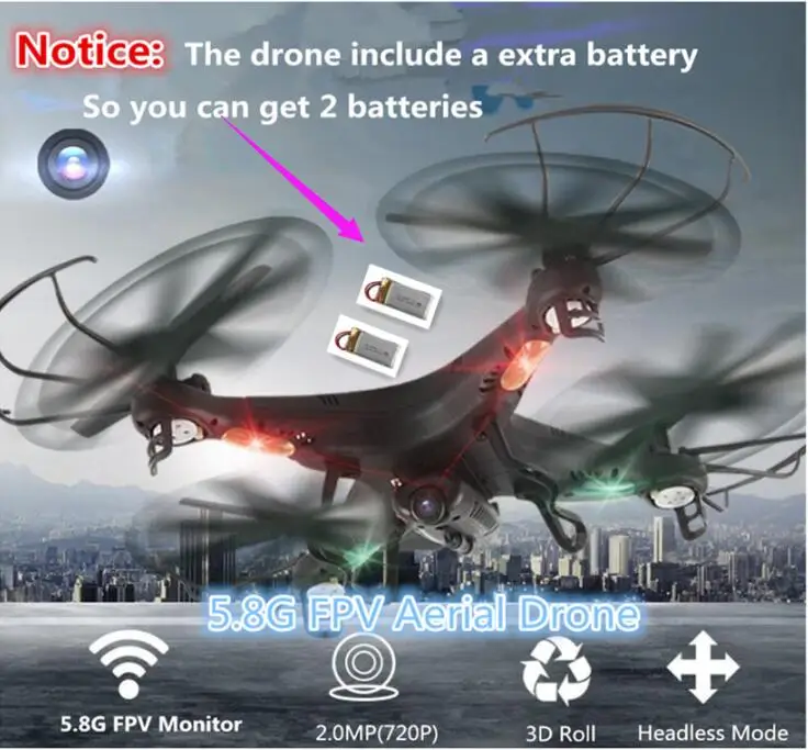New professional rc helicopter L-20 5.8G FPV drone With 2MP HD Camera 150M Hold Mode RC Quadcopter with 2 battery vs Q333 XS809W
New professional rc helicopter L-20 5.8G FPV drone With 2MP HD Camera 150M Hold Mode RC Quadcopter with 2 battery vs Q333 XS809W