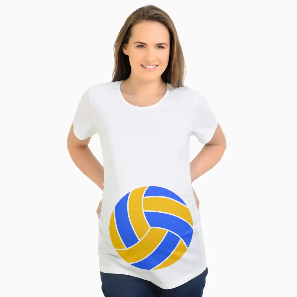 Volleyball Baby Inside Cute Design Women Pregnant T-shirts Maternity Tops Pregnancy Clothes Maternity Wear Tees Zwangerschap
Volleyball Baby Inside Cute Design Women Pregnant T-shirts Maternity Tops Pregnancy Clothes Maternity Wear Tees Zwangerschap