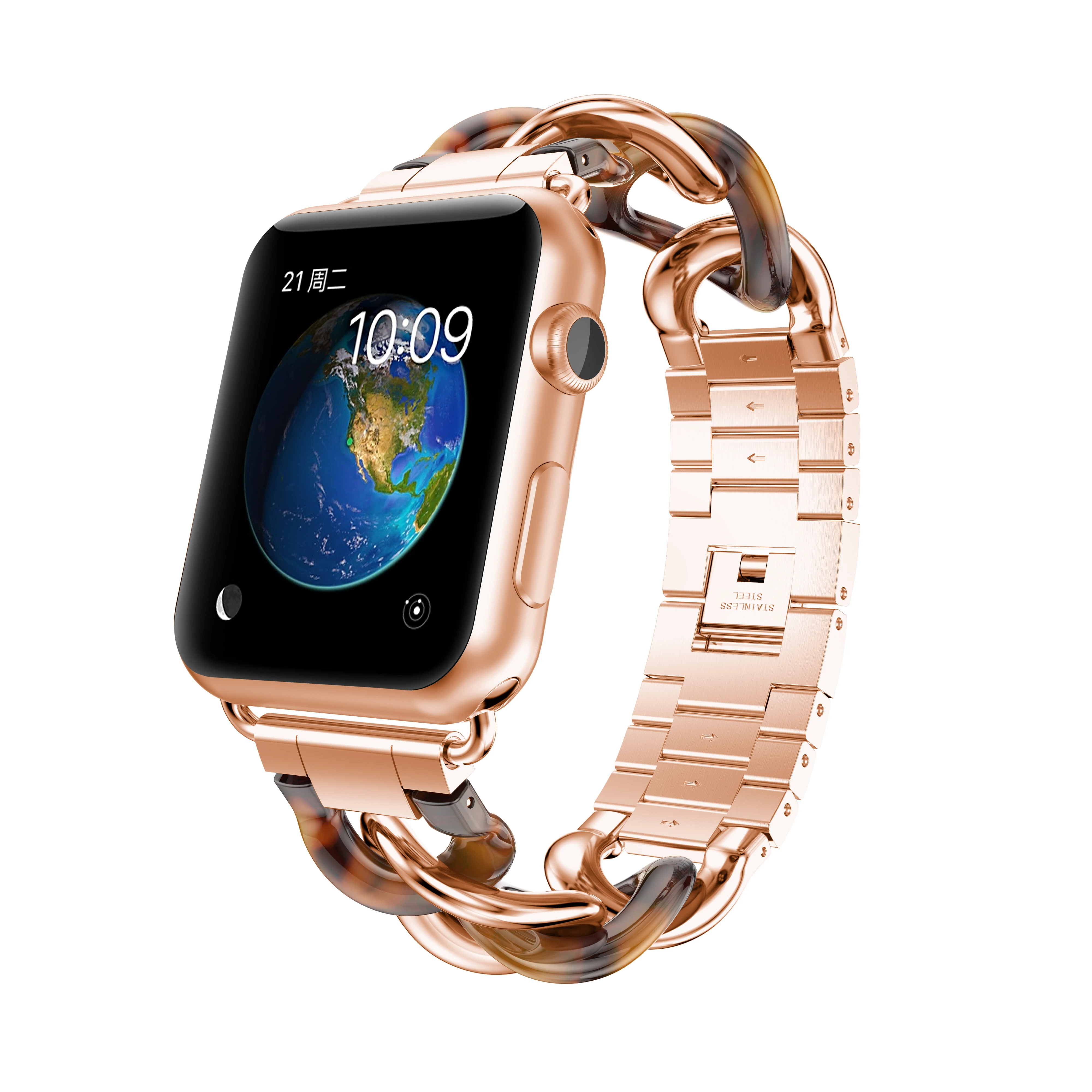 Stainless Steel Bracelet for iWatch Band 42mm 38mm 4 Bands 44mm 40mm Strap for Apple Watch 4 3 2 Band Metal Rose Gold Straps
Stainless Steel Bracelet for iWatch Band 42mm 38mm 4 Bands 44mm 40mm Strap for Apple Watch 4 3 2 Band Metal Rose Gold Straps
