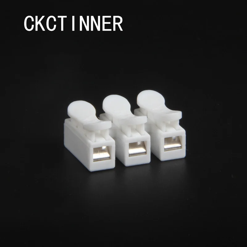 10pcs CH-3 Spring Wire Quick Connector 3p Electrical Crimp Terminals Block Splice Cable Clamp Easy Fit Led Strip
10pcs CH-3 Spring Wire Quick Connector 3p Electrical Crimp Terminals Block Splice Cable Clamp Easy Fit Led Strip