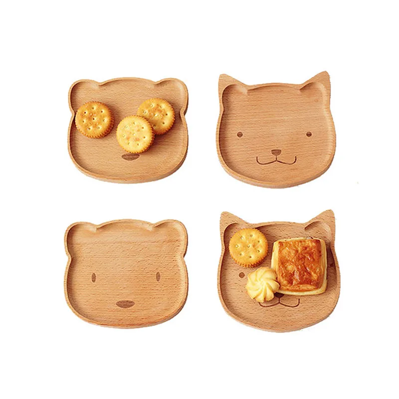 Kids Cute Bear Face Wooden Dinner Plate Cartoon Pattern Tableware Fruit Dish Food Tray Baby Dinnerware Home Kitchen Accessories
Kids Cute Bear Face Wooden Dinner Plate Cartoon Pattern Tableware Fruit Dish Food Tray Baby Dinnerware Home Kitchen Accessories