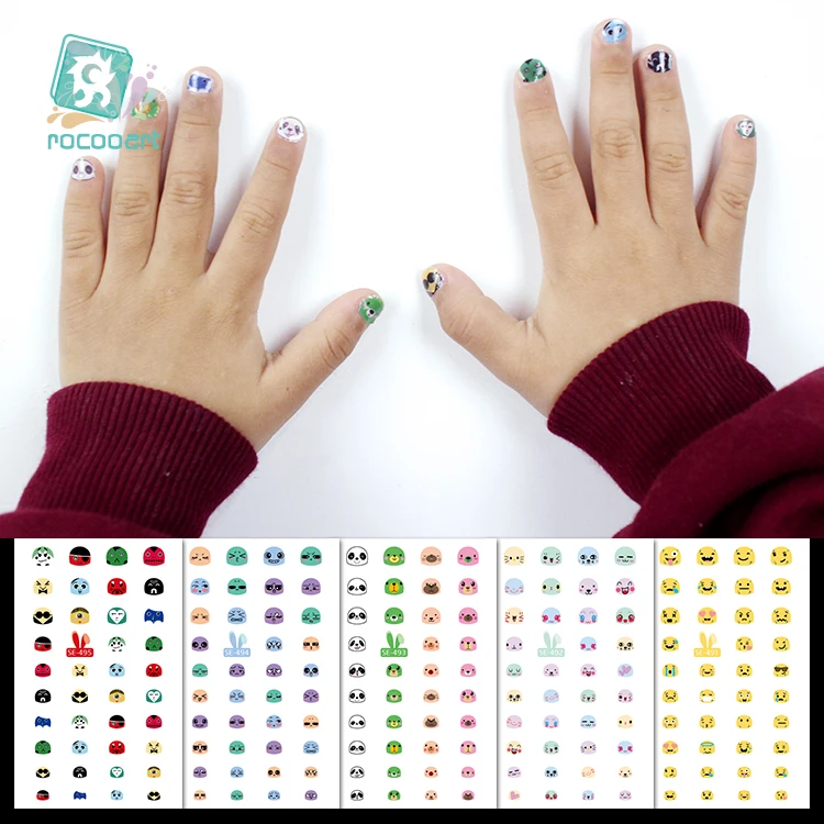 Rocooart DIY Kids Nail Stickers Lovely Emoji Nail Art Decoration Nail Wraps For Child Cartoon Elements Manicure Foil Nail Decal
Rocooart DIY Kids Nail Stickers Lovely Emoji Nail Art Decoration Nail Wraps For Child Cartoon Elements Manicure Foil Nail Decal