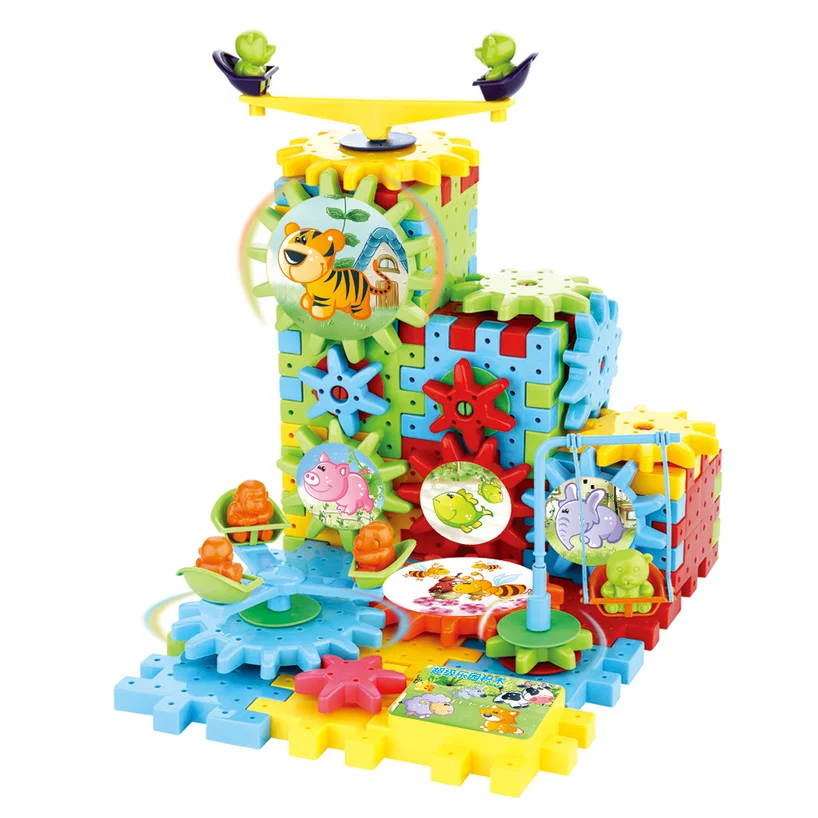 81 Pieces Children's Electric Amazing Building Blocks Assembled Electronic Gears Spell Inserting Plastic Toys
81 Pieces Children's Electric Amazing Building Blocks Assembled Electronic Gears Spell Inserting Plastic Toys