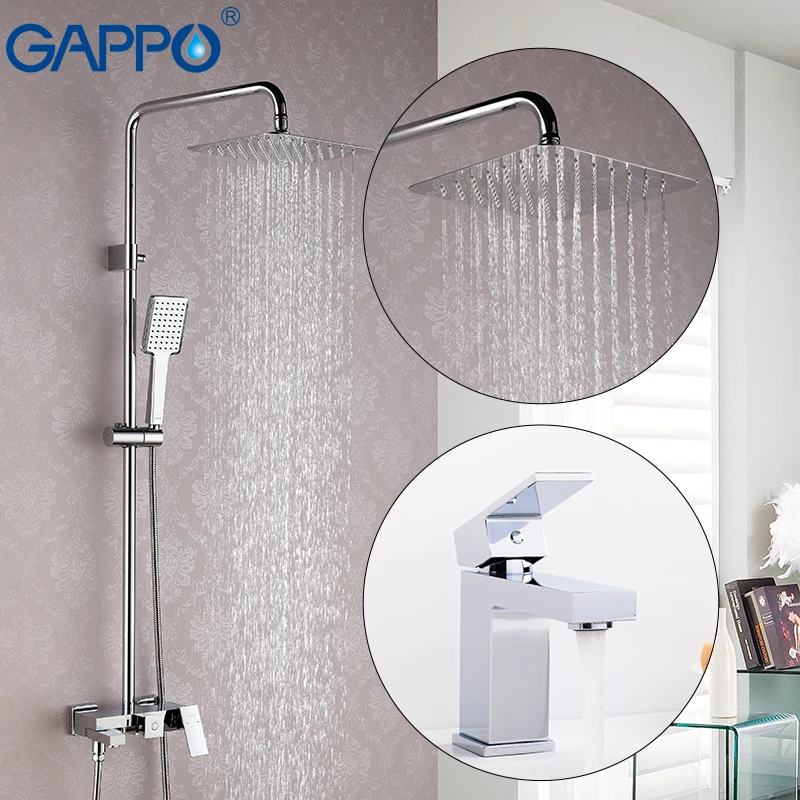 GAPPO shower faucet Bath Shower tap faucet set shower head wall mixer tap shower system
GAPPO shower faucet Bath Shower tap faucet set shower head wall mixer tap shower system