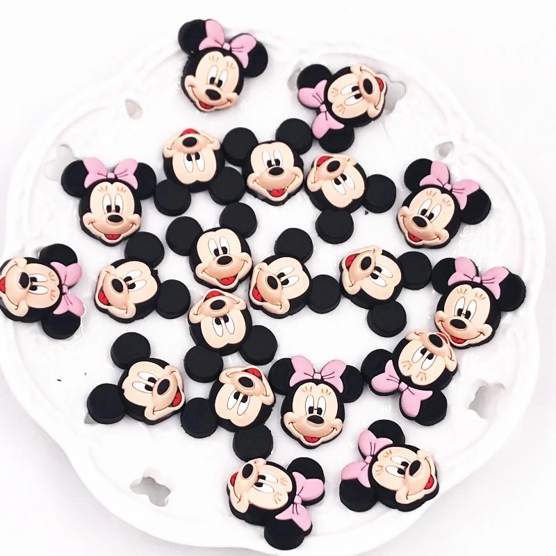50Pcs Cute Cartoon 3D Mickey Minnie Decor Accessories Flat Back PVC Girls DIY Phone Case Gadgets Charms Kids Party Gift
50Pcs Cute Cartoon 3D Mickey Minnie Decor Accessories Flat Back PVC Girls DIY Phone Case Gadgets Charms Kids Party Gift