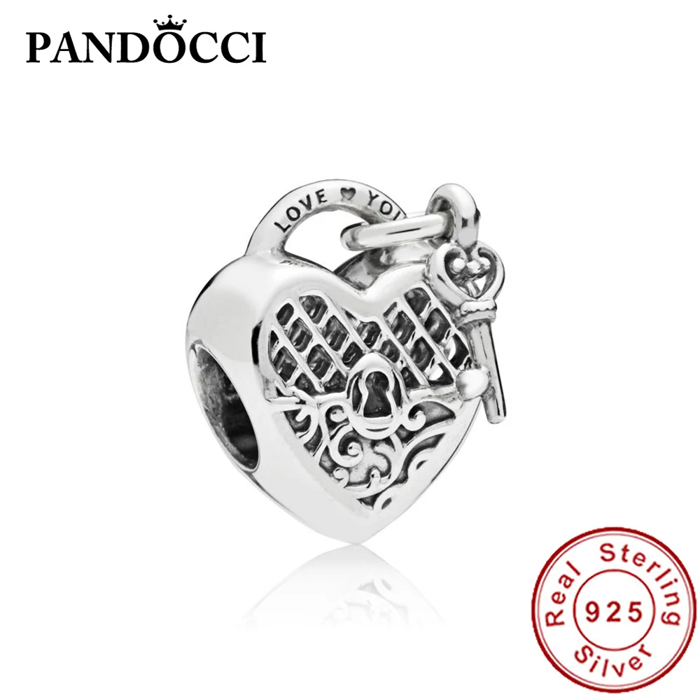 PANDOCCI 100% 925 Sterling Silver 797655 LOVE YOU LOCK CHARM Commemorative Day Wedding Jewelry Gift Factory Direct
PANDOCCI 100% 925 Sterling Silver 797655 LOVE YOU LOCK CHARM Commemorative Day Wedding Jewelry Gift Factory Direct