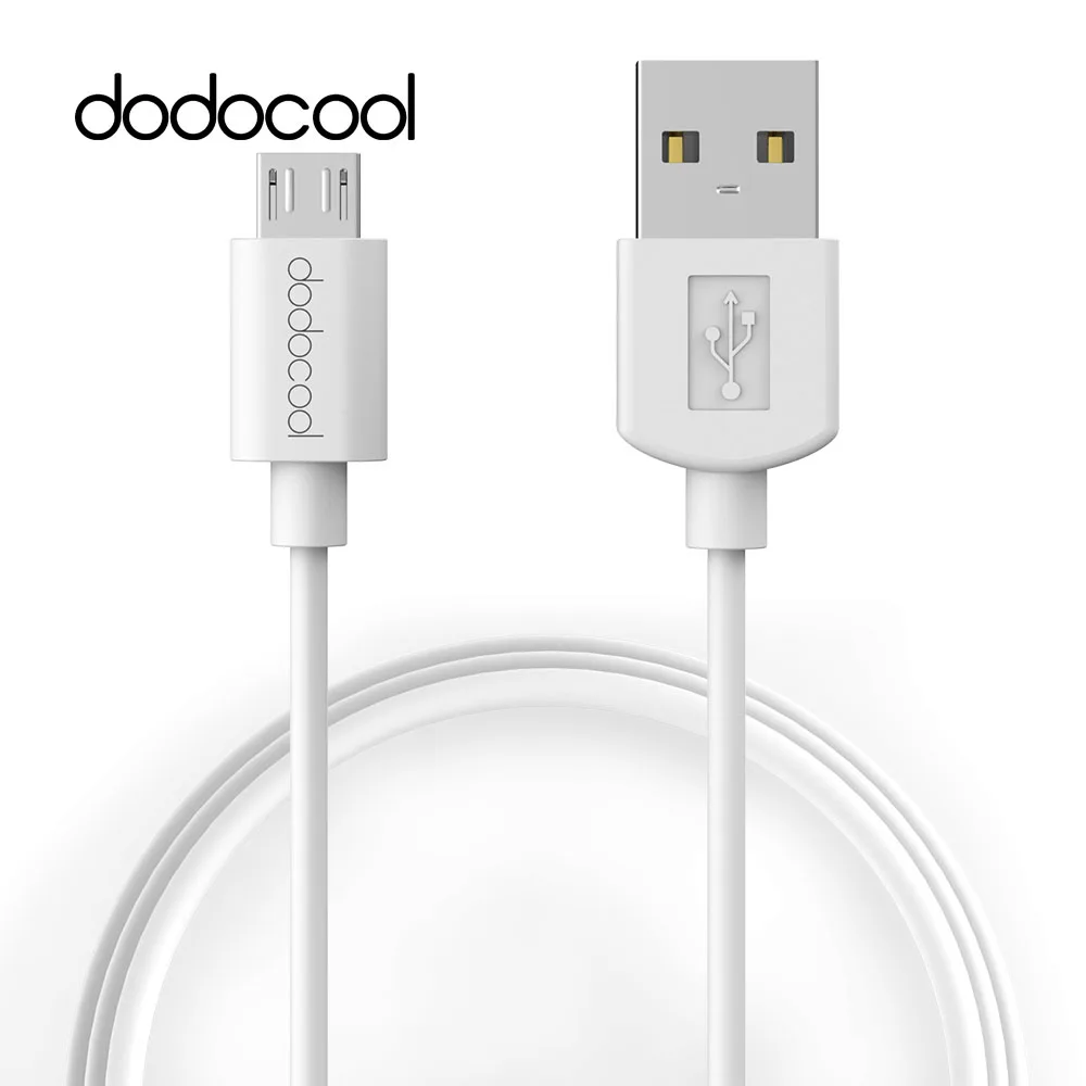 

dodocool Soft TPE Micro USB to USB 3A Charge Sync Cable 3.3ft / 1m White for Micro USB-charged phones, tablets and other devices
