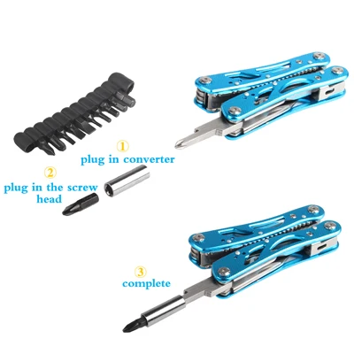 Outdoor Travel Kit Survival Combination Multitools Camping Knife 21-37-2