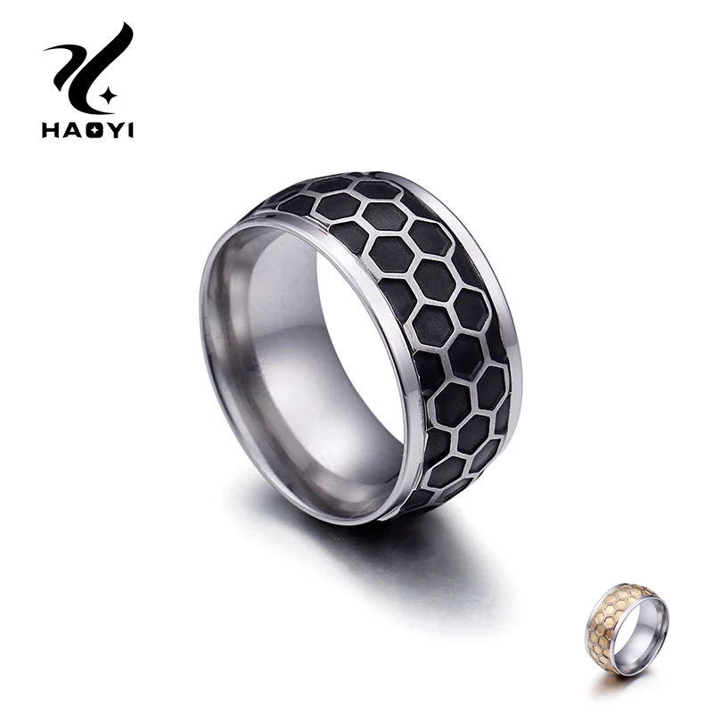 Stainless Steel Pattern Is Hexagon Metal Ring For Men Fashion Personalized Male Finger Jewelry
Stainless Steel Pattern Is Hexagon Metal Ring For Men Fashion Personalized Male Finger Jewelry