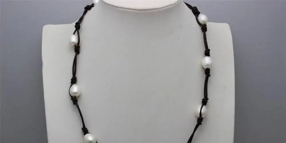 Free shipping@@@@@ Brown Genuine Leather white Freshwater Pearl Necklace Alloy 18.5" Beauty a
Free shipping@@@@@ Brown Genuine Leather white Freshwater Pearl Necklace Alloy 18.5" Beauty a