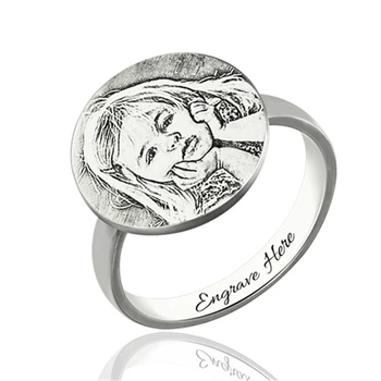 Custom Photo Ring Personalized Picture 925 Silver Ring Engrave Name Photo Date Ring For Family Gifts Mother's Day gift#
Custom Photo Ring Personalized Picture 925 Silver Ring Engrave Name Photo Date Ring For Family Gifts Mother's Day gift#